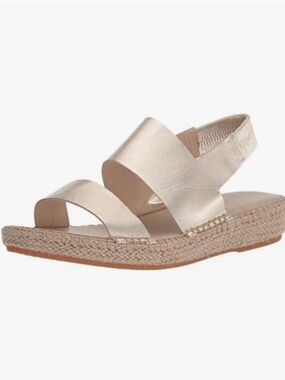 Cole Haan CloudFeel Espadrille Metallic Sandal. Vacation. Beach. Comfort. SZ 7.5